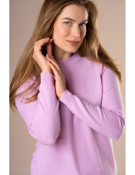 SOFT KNIT Sweter ALICE z półgolfem merino i kaszmir | swetry.com.pl