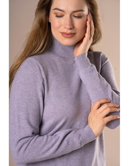 SOFT KNIT Sweter DIANA z golfem merino i kaszmir | swetry.com.pl
