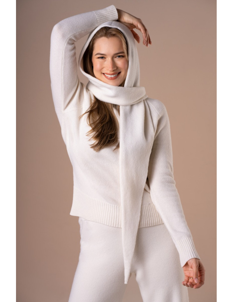 SOFT KNIT szal kaptur AMY