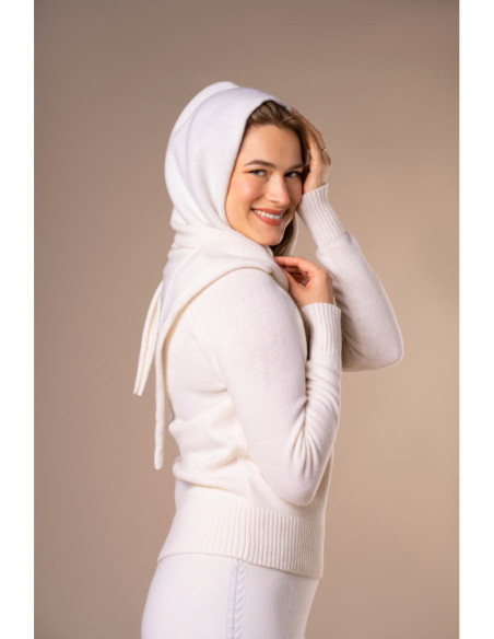 SOFT KNIT szal kaptur AMY