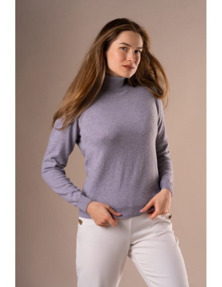 SOFT KNIT Sweter DIANA z golfem merino i kaszmir | swetry.com.pl