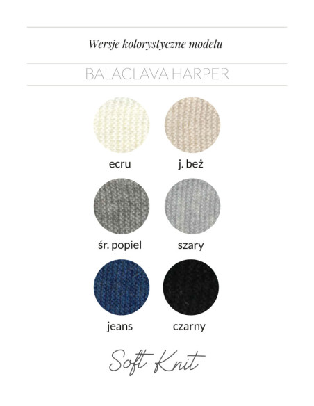 BALACLAVA KOMINIARKA HARPER