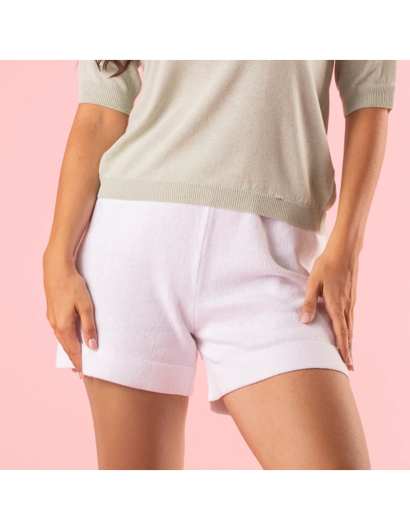 Dzianinowe szorty damskie SOFT KNIT | Włoska przędza | swetry.com.pl 2