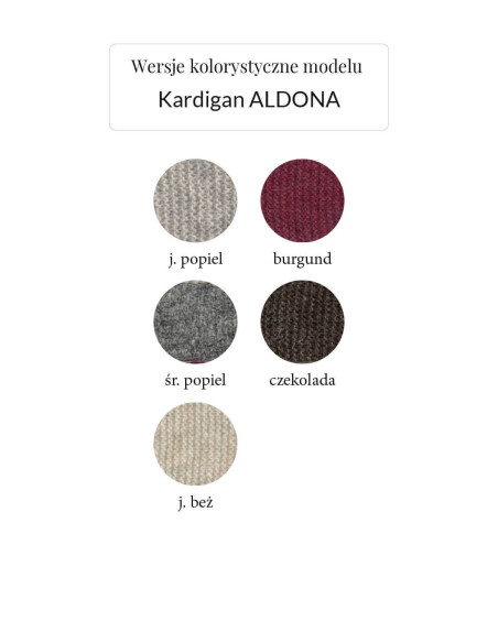 SOFT KNIT Kardigan ALDONA z kieszeniami | swetry.com.pl