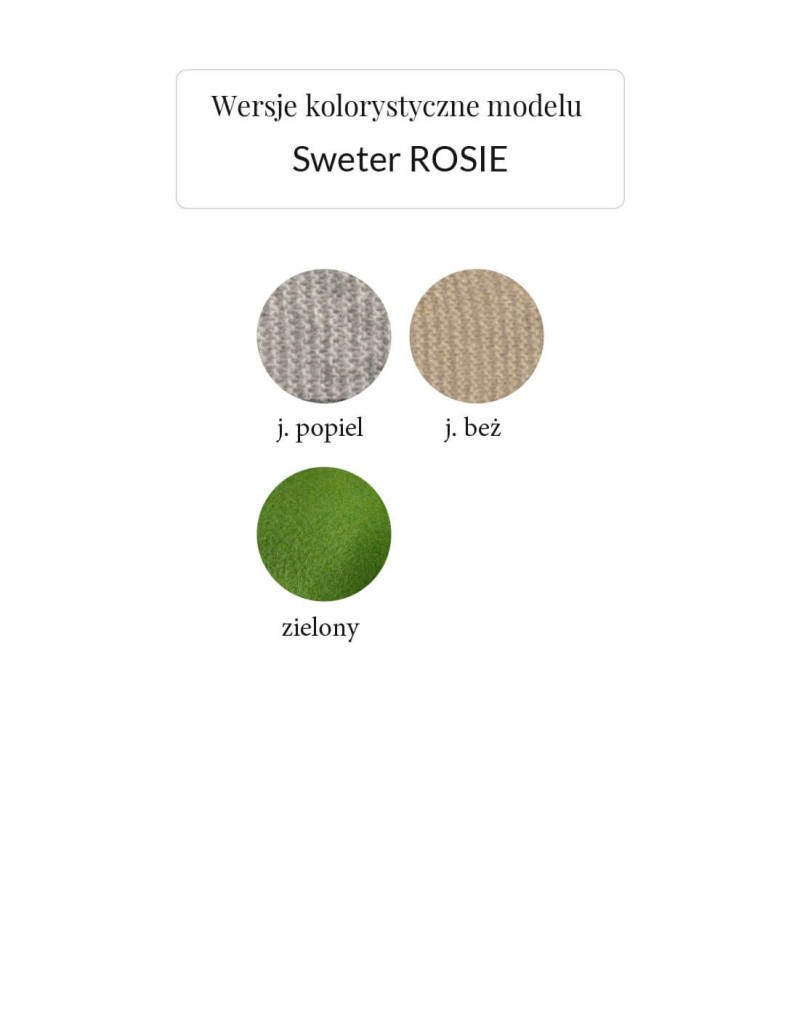 SOFT KNIT Sweter ROSIE z kapturem | swetry.com.pl