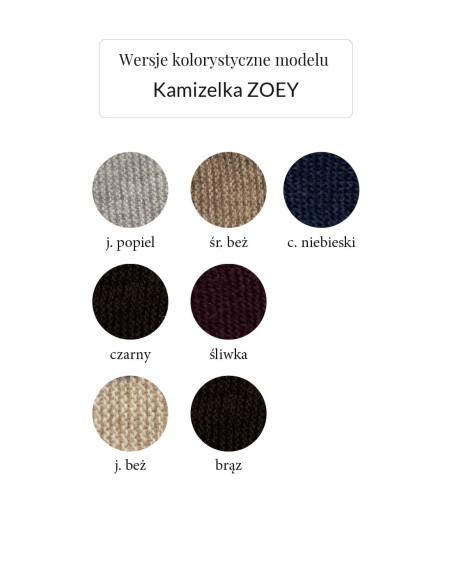 SOFT KNIT Kamizelka Zoey z wełny zapinana na guziki | swetry.com.pl